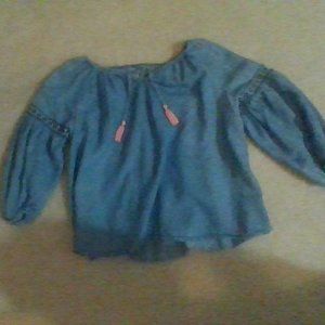 justice blouse            can fit a 12 year old